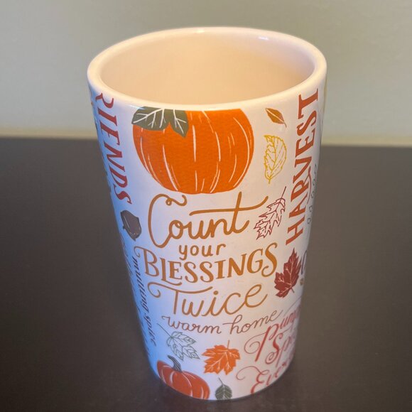 CELEBRATE FALL TOGETHER Tall Ceramic Autumn Theme Coffee Tea Mug - Picture 9 of 11